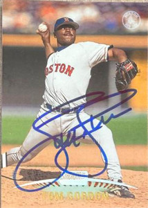 Tom Gordon Autographed 1999 Stadium Club #28 Boston Red Sox Card 