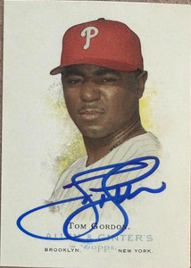 Tom Gordon Autographed 2006 Topps Allen & Ginter #107 Philadelphia Phillies Card