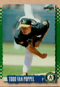 1995 Score #210 Todd Van Poppel NM-MT  Oakland Athletics 