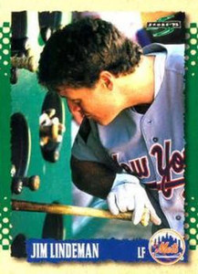1995 Score #216 Jim Lindeman NM-MT  New York Mets 