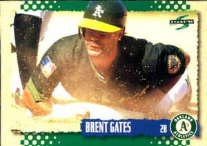 1995 Score #241 Brent Gates NM-MT  Oakland Athletics 