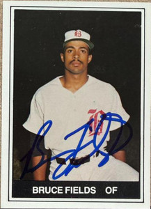 Bruce Fields Autographed 1982 TCMA Birmingham Barons #11