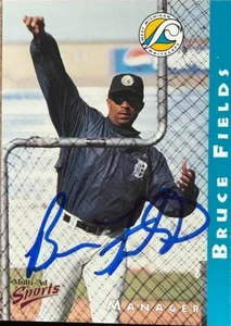 Bruce Fields Autographed 1998 Multi-Ad West Michigan Whitecaps #NNO 