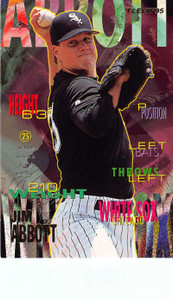 1995 Fleer Update #32 Jim Abbott NM-MT  Chicago White Sox 