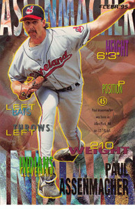 1995 Fleer Update #39 Paul Assenmacher NM-MT  Cleveland Indians 