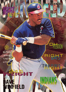 1995 Fleer Update #43 Dave Winfield NM-MT  Cleveland Indians 