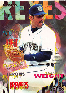 1995 Fleer Update #56 Al Reyes NM-MT  RC Rookie Milwaukee Brewers 