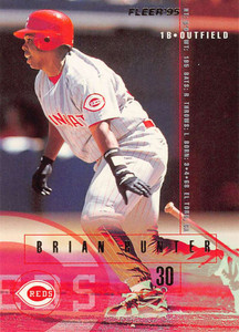 1995 Fleer Update #134 Brian Hunter NM-MT  Cincinnati Reds 