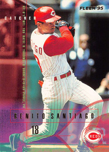 1995 Fleer Update #135 Benito Santiago NM-MT  Cincinnati Reds 
