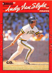 1990 Donruss #244 Andy Van Slyke NM-MT Pittsburgh Pirates 