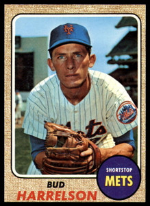 1968 Topps #132 Bud Harrelson VG New York Mets 