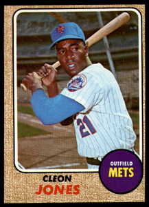 1968 Topps #254 Cleon Jones VG New York Mets 