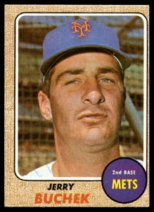 1968 Topps #277 Jerry Buchek VG New York Mets 