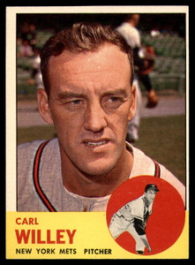 1963 Topps #528 Carl Willey VG New York Mets 