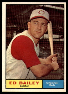 1961 Topps #418 Ed Bailey VG Cincinnati Reds 