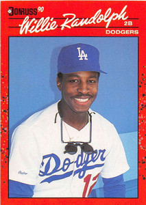 1990 Donruss #250 Willie Randolph NM-MT Los Angeles Dodgers 