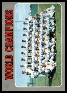 1970 Topps #1 World Champions Mets VG New York Mets 