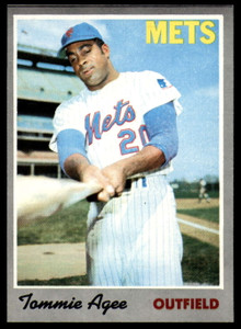 1970 Topps #50 Tommie Agee VG New York Mets 