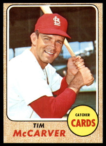 1968 Topps #275 Tim McCarver VG St. Louis Cardinals 