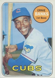1969 Topps #20 Ernie Banks VG Chicago Cubs 