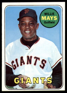 1969 Topps #190 Willie Mays VG San Francisco Giants 