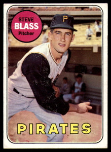 1969 Topps #104 Steve Blass VG Pittsburgh Pirates 