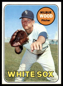 1969 Topps #123 Wilbur Wood VG Chicago White Sox 