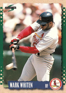 1995 Score #376 Mark Whiten NM-MT  St. Louis Cardinals 