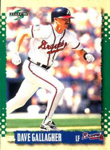 1995 Score #390 Dave Gallagher NM-MT  Atlanta Braves 