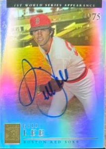 Bill Lee Autographed 2003 Topps Tribute World Series #13 Boston Red Sox 1975