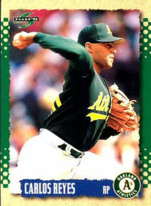 1995 Score #489 Carlos Reyes NM-MT  Oakland Athletics 