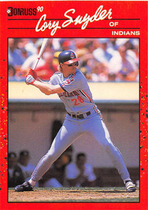 1990 Donruss #272 Cory Snyder NM-MT Cleveland Indians 