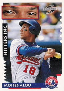 1995 Score #572 Moises Alou HIT NM-MT  Montreal Expos 