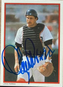 Lance Parrish Autographed 1984 Topps - 1984 All-Star Set Collector's Edition (Glossy Send-Ins) #2 Detroit Tigers Card
