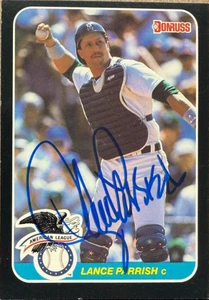 Lance Parrish Autographed 1987 Donruss All-Stars #9 Detroit Tigers Card