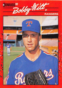1990 Donruss #292 Bobby Witt NM-MT Texas Rangers 