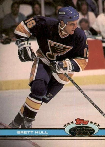 1991-92 Topps Stadium Club #67 Brett Hull NM-MT St. Louis Blues 