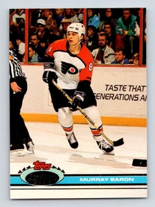 1991-92 Topps Stadium Club #334 Murray Baron NM-MT Philadelphia Flyers 