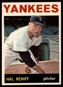 1964 Topps #36 Hal Reniff VG New York Yankees 