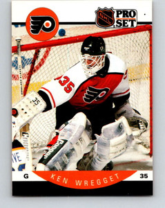 1990-91 Pro Set #226 Ken Wregget NM-MT  Philadelphia Flyers 