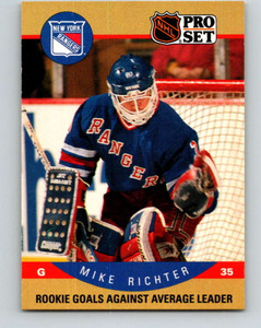 1990-91 Pro Set #398 Mike Richter NM-MT  
