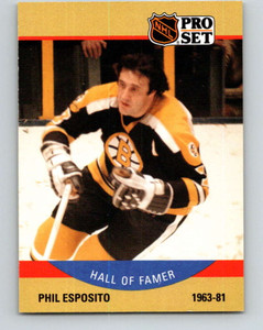 1990-91 Pro Set #403 Phil Esposito HOF NM-MT  