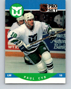 1990-91 Pro Set #449 Paul Cyr NM-MT  Hartford Whalers 