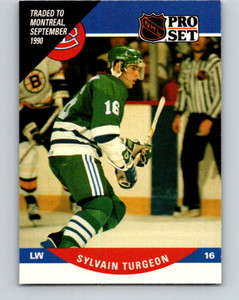 1990-91 Pro Set #474 Sylvain Turgeon NM-MT  Montreal Canadiens 