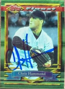 Chris Hammond Autographed 1994 Topps Finest #200 Florida Marlins Card