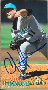 Chris Hammond Autographed 1994 Fleer Extra Bases #260 Florida Marlins Card