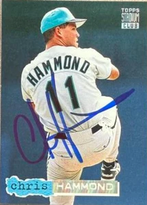 Chris Hammond Autographed 1994 Stadium Club Golden Rainbow #367 Florida Marlins Card