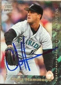 Chris Hammond Autographed 1994 Stadium Club Florida Marlins #64 