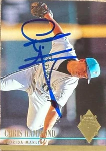 Chris Hammond Autographed 1994 Fleer Ultra #492 Florida Marlins Card