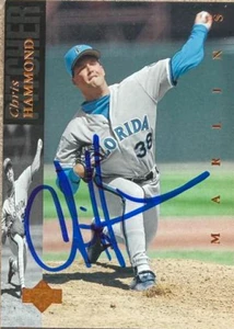 Chris Hammond Autographed 1994 Upper Deck #209 Florida Marlins Card